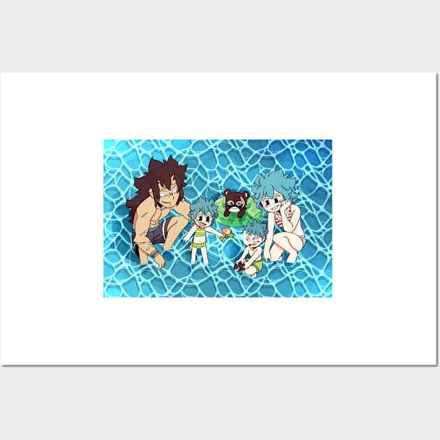 Gajevy family summer vacations Wall Art by Dragnoodles